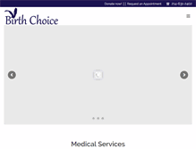 Tablet Screenshot of birthchoicedallas.org